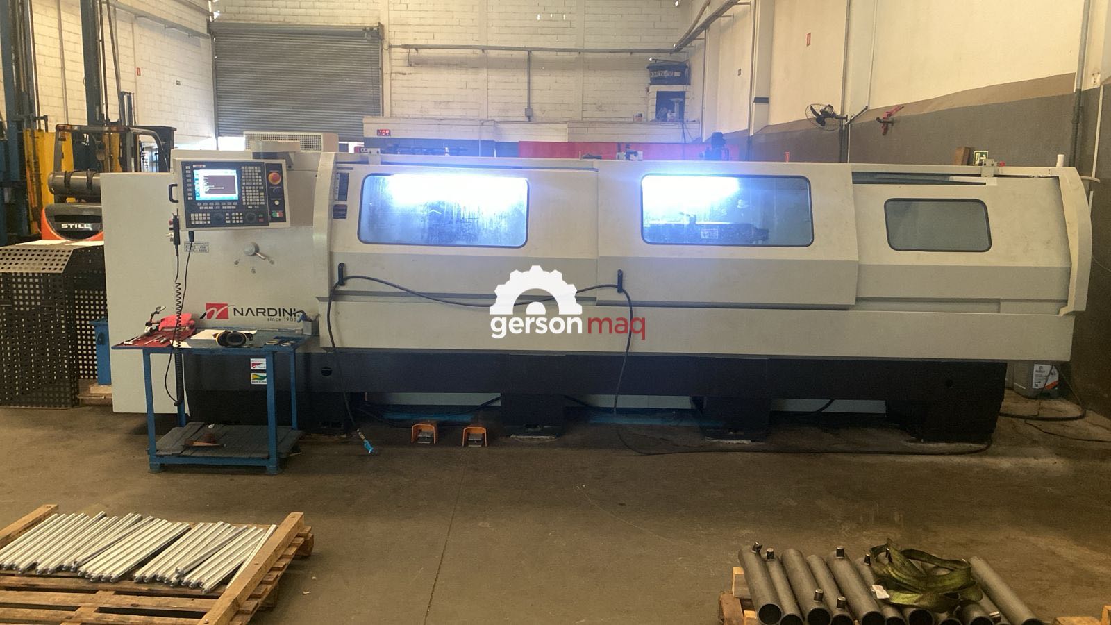 TORNO CNC NARDINI LOGIC350 X 3000 MM – FAGOR – INSTALADA FEV 2025